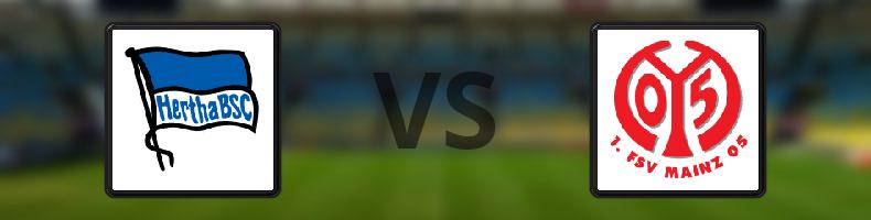 Hertha Berlin - FSV Mainz 05 odds, speltips, resultat i Tyska cupen