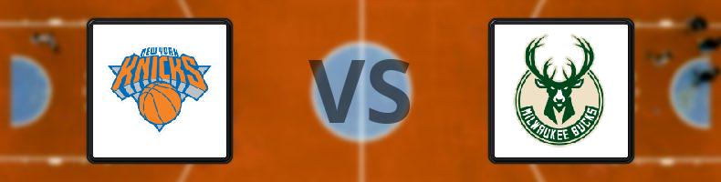 New York Knicks - Milwaukee Bucks odds, speltips, resultat i NBA