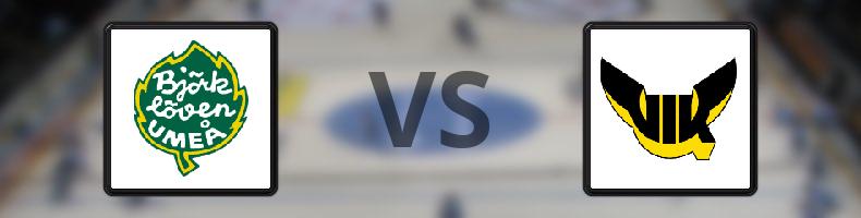 Björklöven - Västerås odds, speltips, resultat i HockeyAllsvenskan