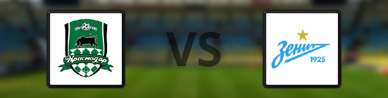 Krasnodar - Zenit odds, speltips, resultat i Ryska Premier League