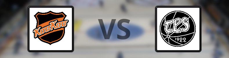 KooKoo - TPS odds, speltips, resultat i SM-liiga