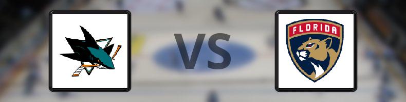San José Sharks - Florida Panthers odds, speltips, resultat i NHL