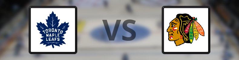 Toronto Maple Leafs - Chicago Blackhawks odds, speltips, resultat i NHL
