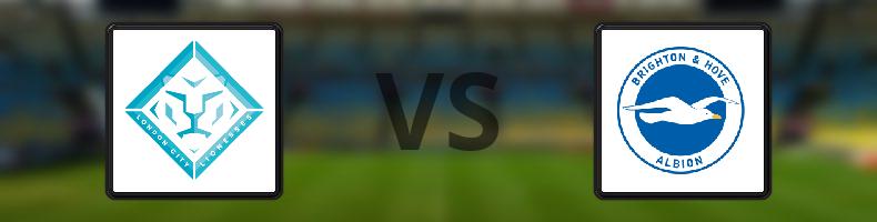 London City Lionesses - Brighton and Hove Albion odds, speltips, resultat i FA Women