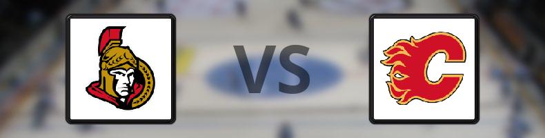 Ottawa Senators - Calgary Flames odds, speltips, resultat i NHL