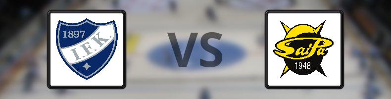 HIFK - SaiPa odds, speltips, resultat i SM-liiga