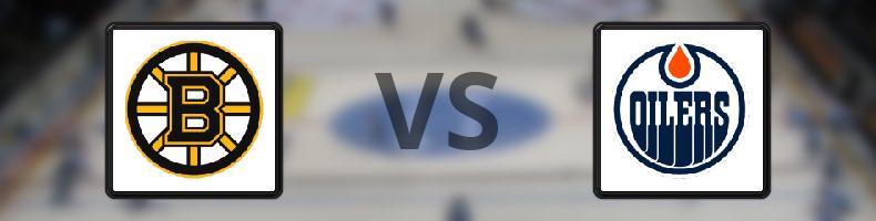 Boston Bruins - Edmonton Oilers odds, speltips, resultat i NHL