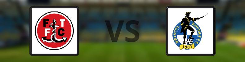 Fleetwood Town - Bristol Rovers odds, speltips, resultat i League Two