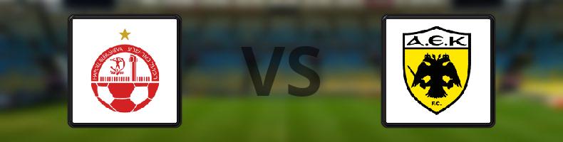 Hapoel Beer Sheva FC - AEK Aten odds, speltips, resultat i Europa Conference League