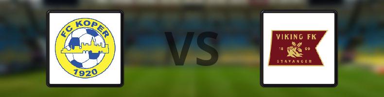 Koper - Viking Stavanger odds, speltips, resultat i Europa Conference League