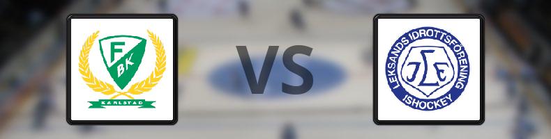 Färjestad - Leksand odds, speltips, resultat i SHL