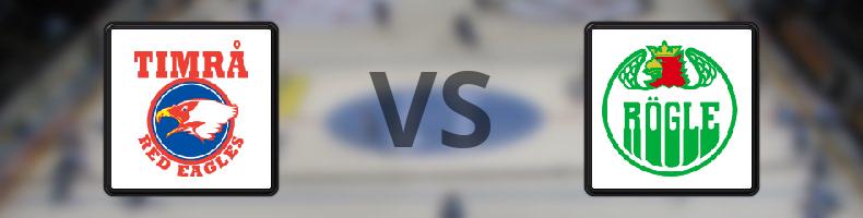 Timrå - Rögle odds, speltips, resultat i SHL
