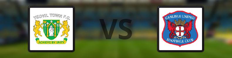 Yeovil - Carlisle odds, speltips, resultat i National League