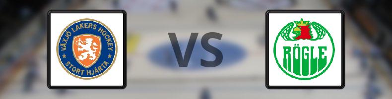 Växjö Lakers - Rögle odds, speltips, resultat i SHL