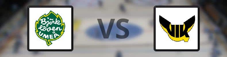 Björklöven - Västerås odds, speltips, resultat i HockeyAllsvenskan
