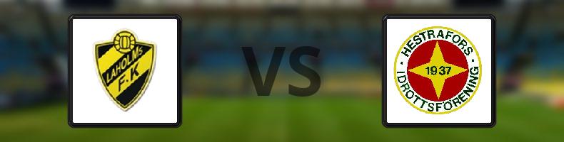 Laholms FK - Hestrafors IF odds, speltips, resultat i Division 2
