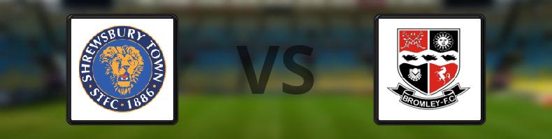 Shrewsbury - Bromley odds, speltips, resultat i League Two