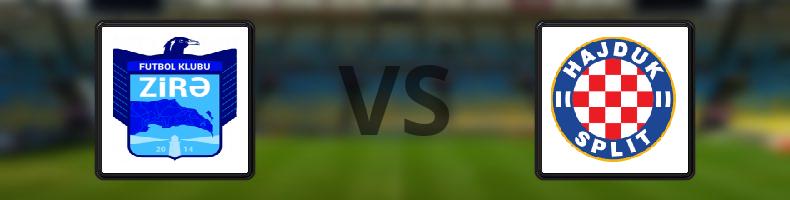 Zira FK - Hajduk Split odds, speltips, resultat i Europa Conference League