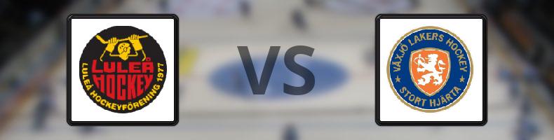 Luleå - Växjö Lakers odds, speltips, resultat i SHL
