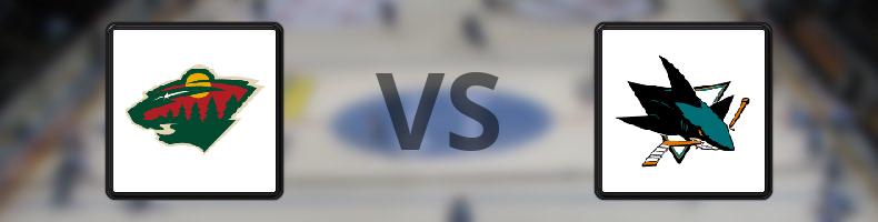 Minnesota Wild - San José Sharks odds, speltips, resultat i NHL
