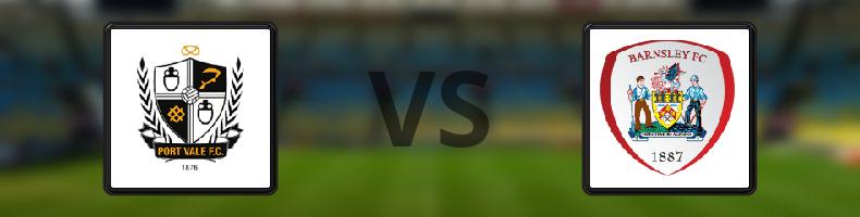 Port Vale - Barnsley odds, speltips, resultat i League One