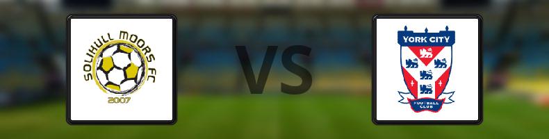 Solihull Moors - York odds, speltips, resultat i National League