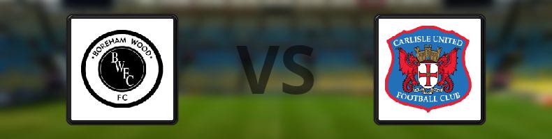 Boreham Wood - Carlisle odds, speltips, resultat i National League