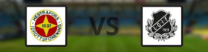 Hestrafors IF - Lindome GIF odds, speltips, resultat i Division 2