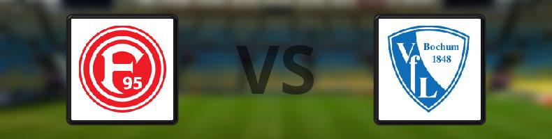 Fortuna Düsseldorf - Bochum odds, speltips, resultat i 2. Bundesliga