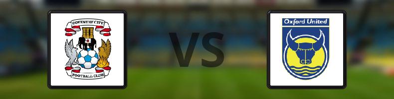 Coventry - Oxford Utd odds, speltips, resultat i EFL Championship