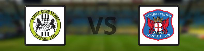 Forest Green Rovers - Carlisle odds, speltips, resultat i National League