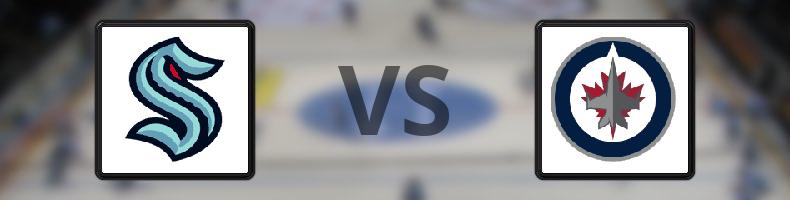 Seattle Kraken - Winnipeg Jets odds, speltips, resultat i NHL