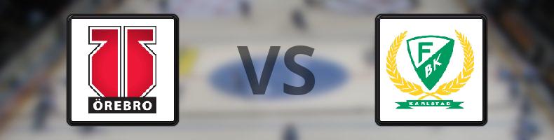 Örebro - Färjestad odds, speltips, resultat i SHL
