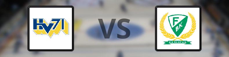 HV71 - Färjestad odds, speltips, resultat i SHL