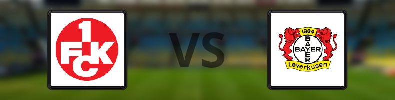 Kaiserslautern - Bayer Leverkusen odds, speltips, resultat i Tyska cupen