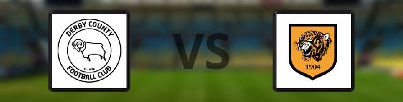 Derby County FC - Hull odds, speltips, resultat i EFL Championship