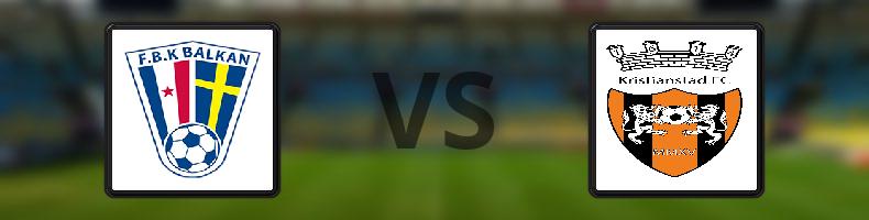 FBK Balkan - Kristianstads FF odds, speltips, resultat i Division 2