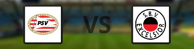 PSV Eindhoven - Excelsior odds, speltips, resultat i Eredivisie