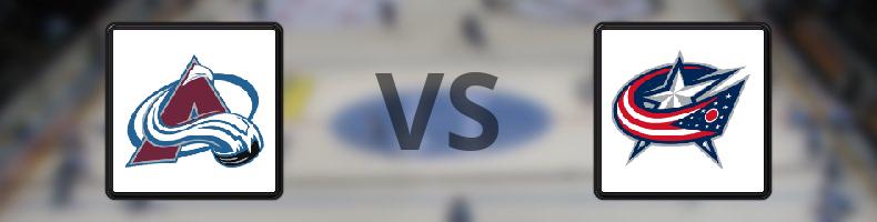 Colorado Avalanche - Columbus Blue Jackets odds, speltips, resultat i NHL