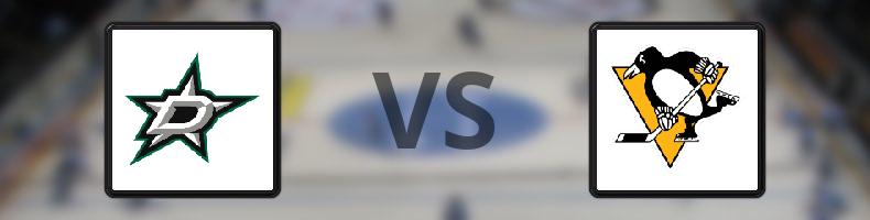 Dallas Stars - Pittsburgh Penguins odds, speltips, resultat i NHL
