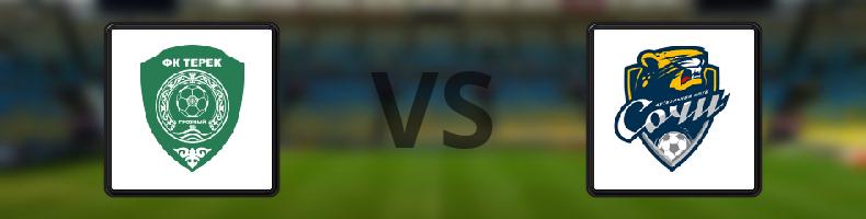 Terek Groznyj - PFC Sotji odds, speltips, resultat i Ryska Premier League