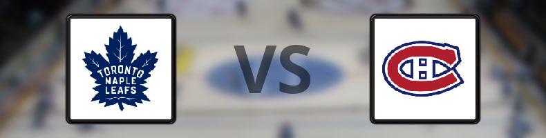 Toronto Maple Leafs - Montreal Canadiens odds, speltips, resultat i NHL