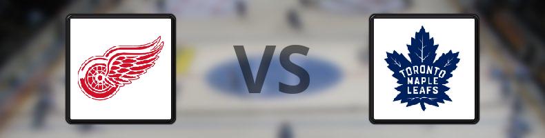 Detroit Red Wings - Toronto Maple Leafs odds, speltips, resultat i NHL