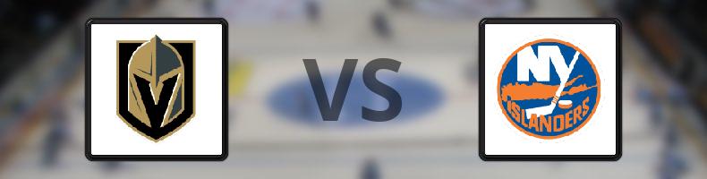 Vegas Golden Knights - New York Islanders odds, speltips, resultat i NHL