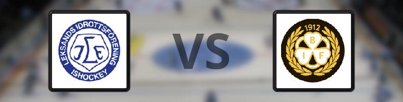 Leksand - Brynäs odds, speltips, resultat i SHL