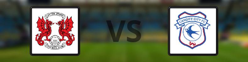 Leyton Orient - Cardiff City odds, speltips, resultat i League One