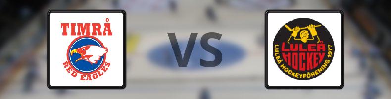 Timrå - Luleå odds, speltips, resultat i SHL