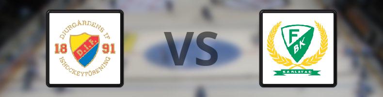 Djurgården - Färjestad odds, speltips, resultat i SHL