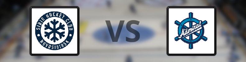 Sibir Novosibirsk - Admiral Vladivostok odds, speltips, resultat i KHL