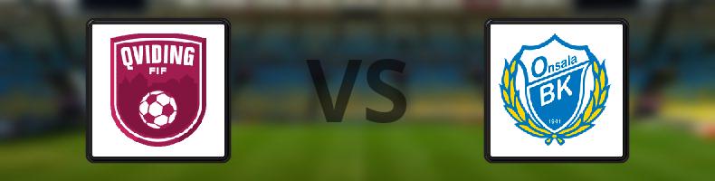 Qviding FIF - Onsala BK odds, speltips, resultat i Division 2